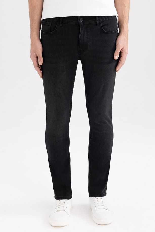 Pedro Slim Fit Dar Kalıp Normal Bel Dar Paça Jean Pantolon - 1