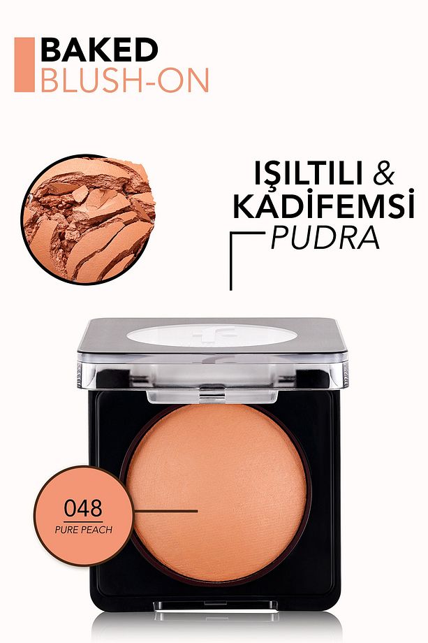 Baked Blush-on Yüksek Pigmentli & Mat Bitişli Fırınlanmış Allık - 6