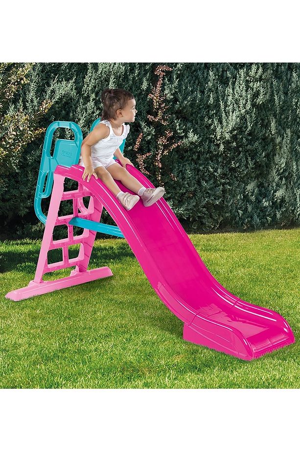 Dolu Çocuk Kaydıragı Su Kaydıragı Pembe Büyük Boy Katlanır - 2