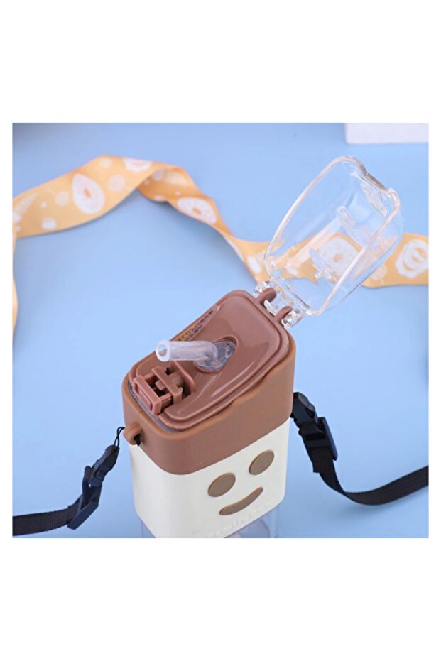 24db 300ml Cute Plastic Water Bottle Cartoon Ice Cream Shape Student Water Bottle Double Layer Bottle Bpa Free - 2
