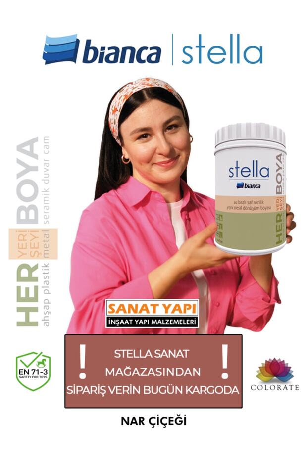 Stella Boya Yeni Renkler 1Lt - 1