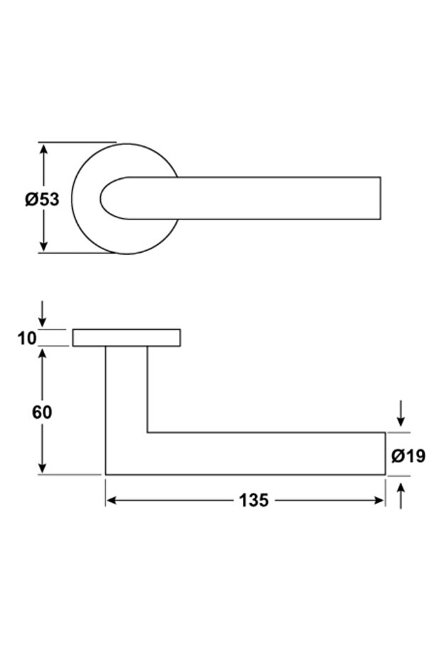 Werner Kapı Kolu Wc Tipi Siyah Renkli - 2