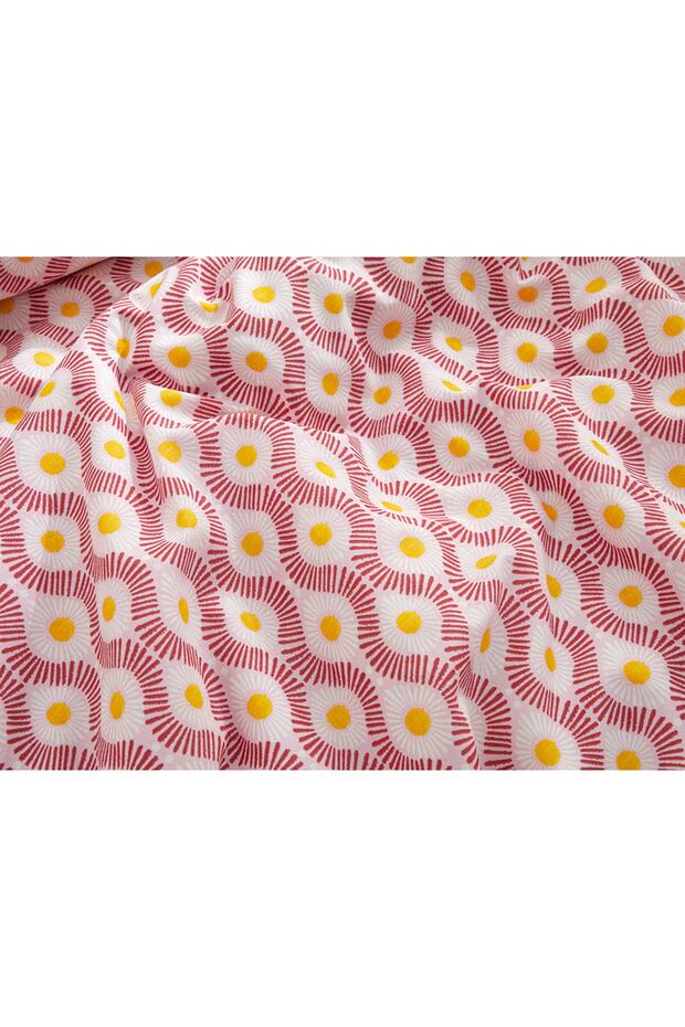 Sunny Side Kolay Ütülenir Tek Kişilik Nevresim 160x220 Cm Pembe - 4