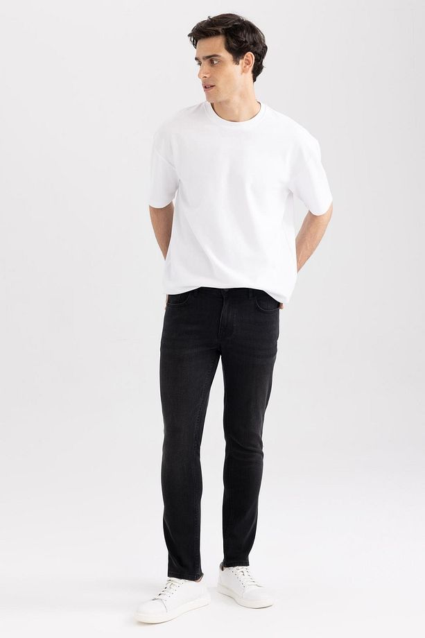 Pedro Slim Fit Dar Kalıp Normal Bel Dar Paça Jean Pantolon - 3