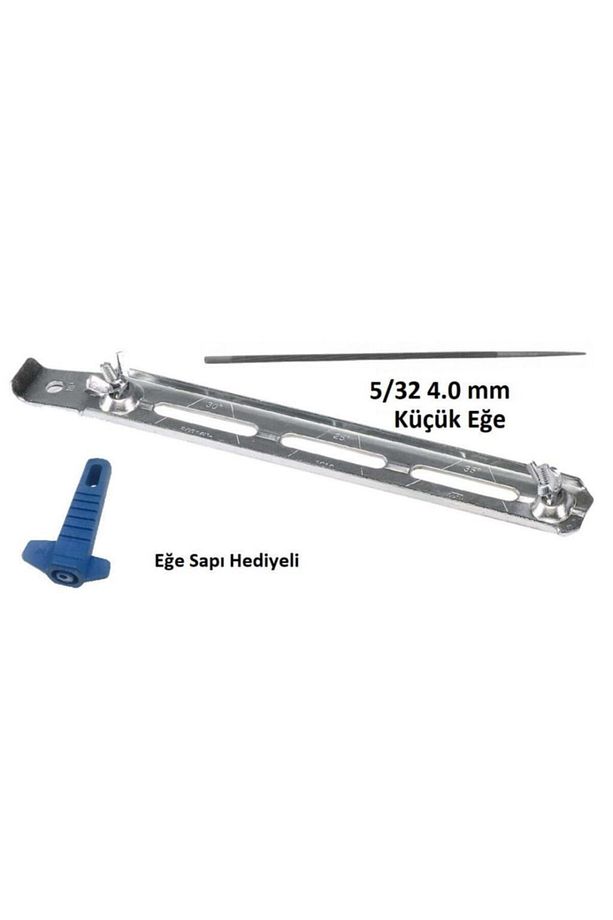 Tecomec Zincir Bileme Eğeleme Aparatı+ Ince Eğe 5/32 4.0 Mm - 1