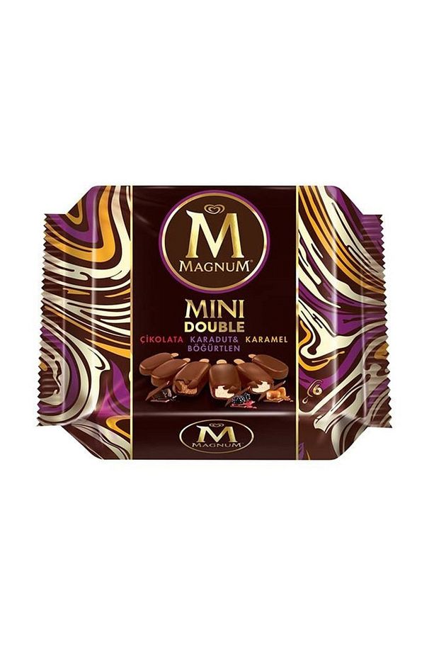 Mini Double Karadut&böğürtlen Çikolata Karamel Dondurma 360ml - 1