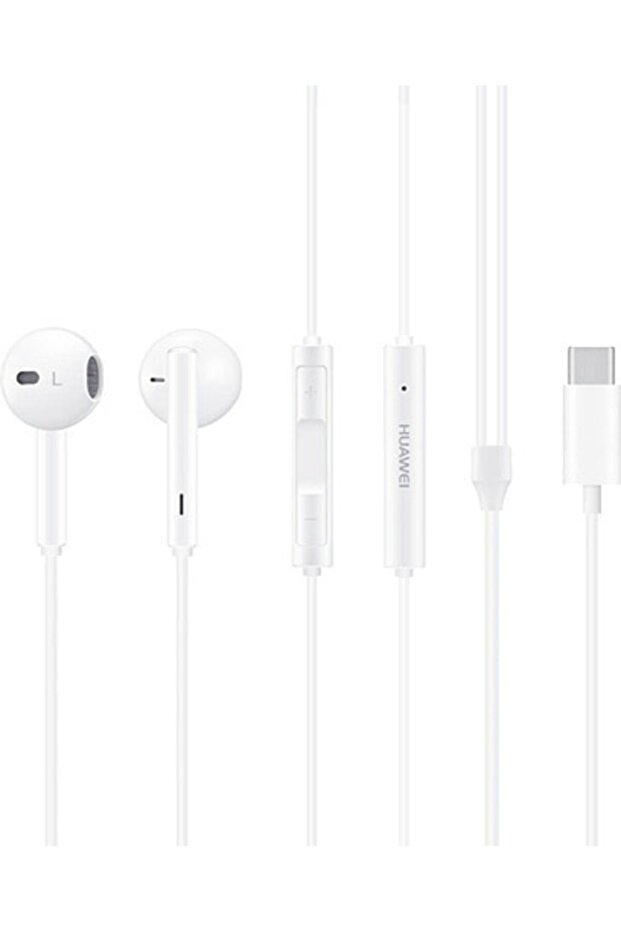 White Cm33 Type-C In-Ear Wired Headphones - 1