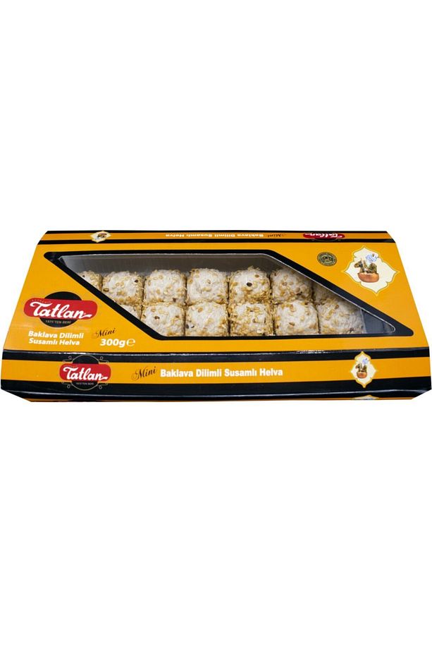 Mini Baklava Dilimi Susamlı Tahin Helvası 300 Gr - 1