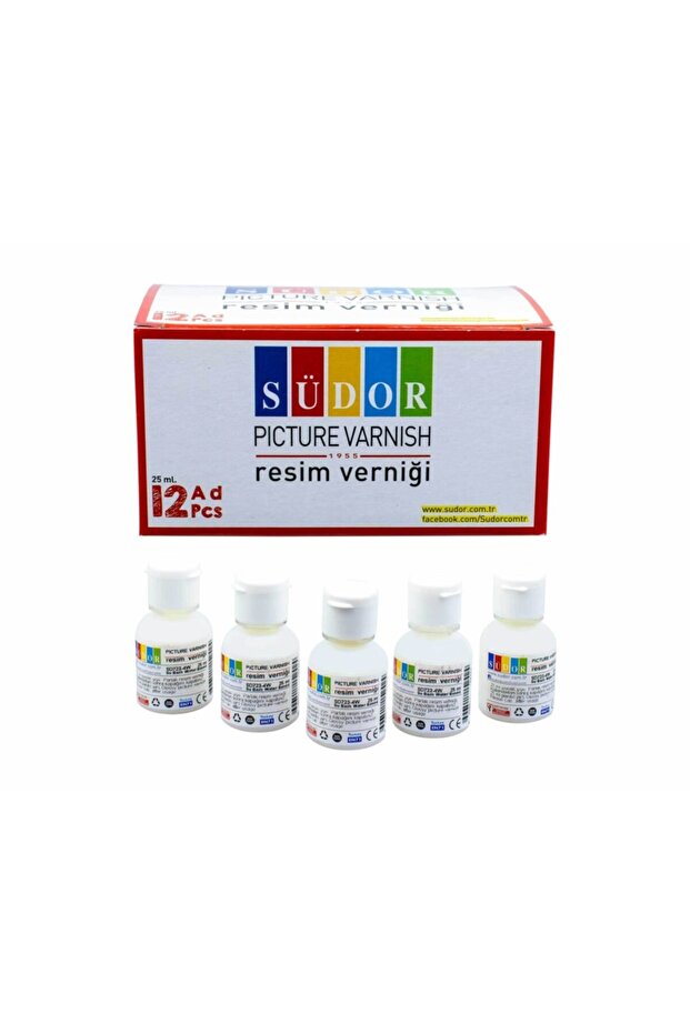 Resim Verniği 25 ml 3 Adet - 1