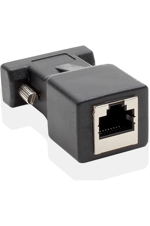 4349 Rs232 To Rj45 9 Pin Ethernet Adaptör Ekleme Ek Uzatıcı Extender Çevirici Dönüştürücü 30m - 4