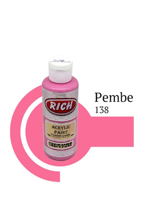 Akrilik Boya 120 Cc Pembe - 1