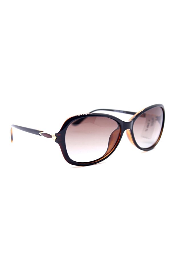 Women's Brown Sunglasses 352 C6 56 - 2