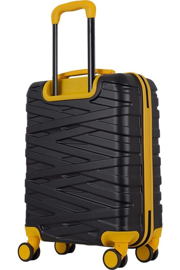 Nc 092 Abs Büyük Boy Valiz Siyah Sarı - 2