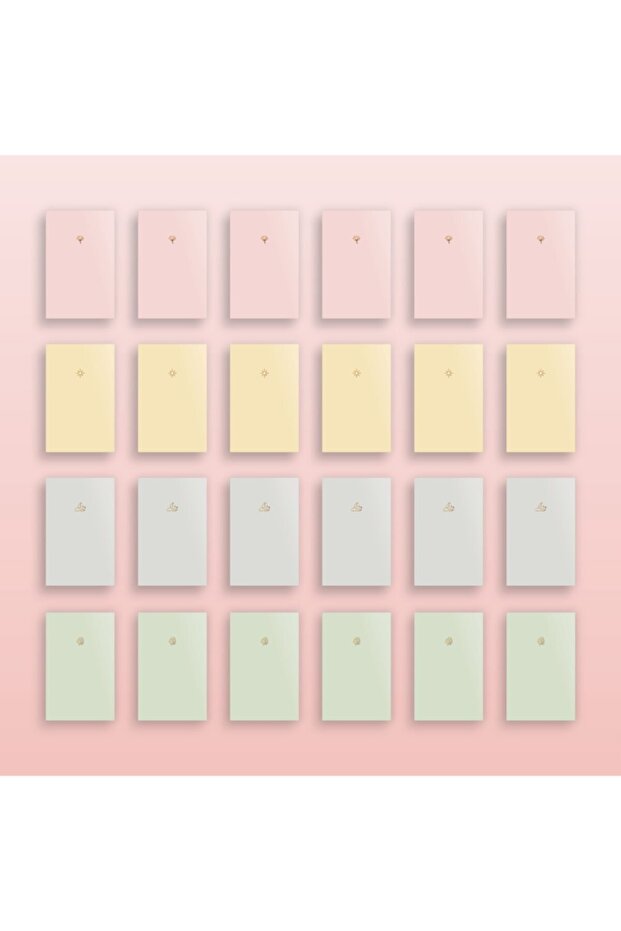 Notebook 24 Notebook Set Pastel Notebook Set - 1