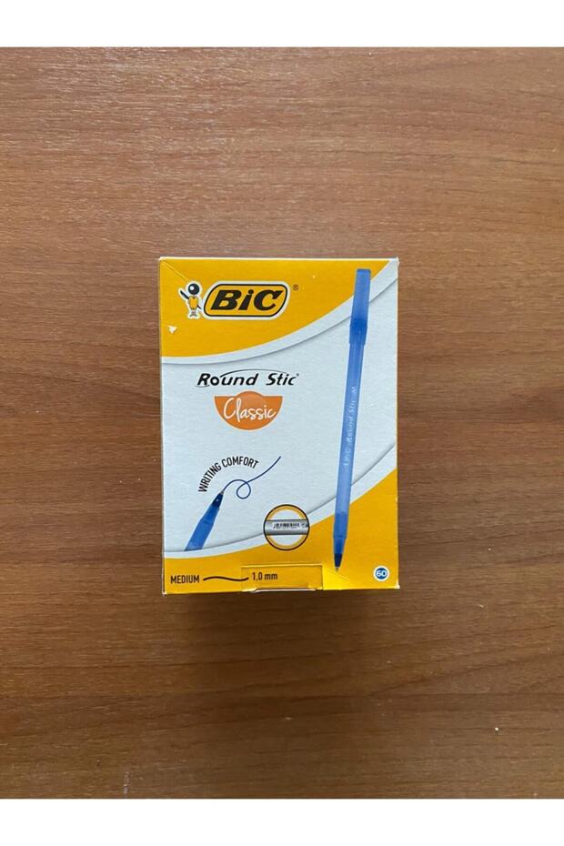Round Stic Blue Ballpoint Pen Box of 60