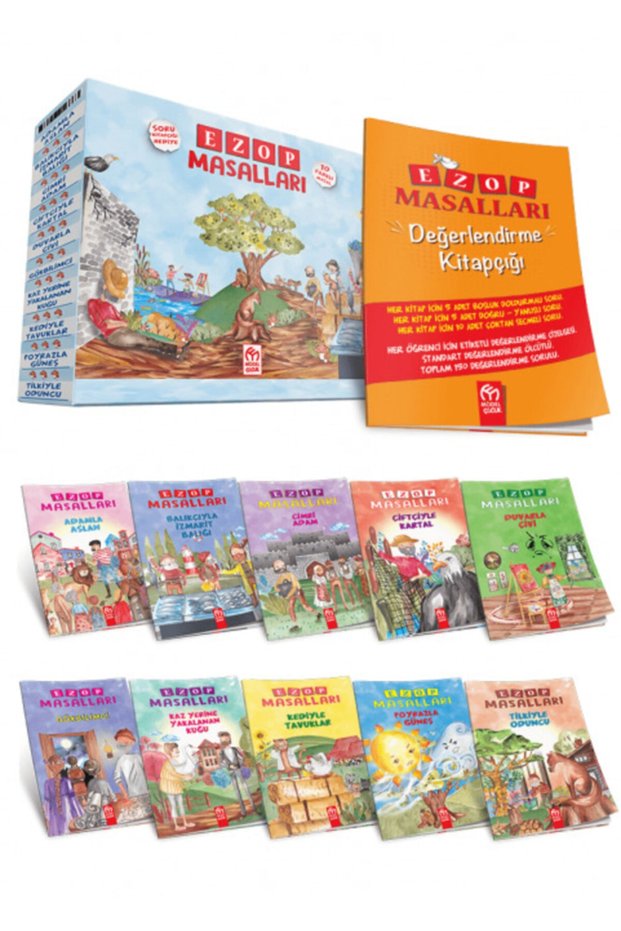 Model Eğitim Yayınları Ezop Masalları Story Series 1. 10 Books for Classes Model Çocuk