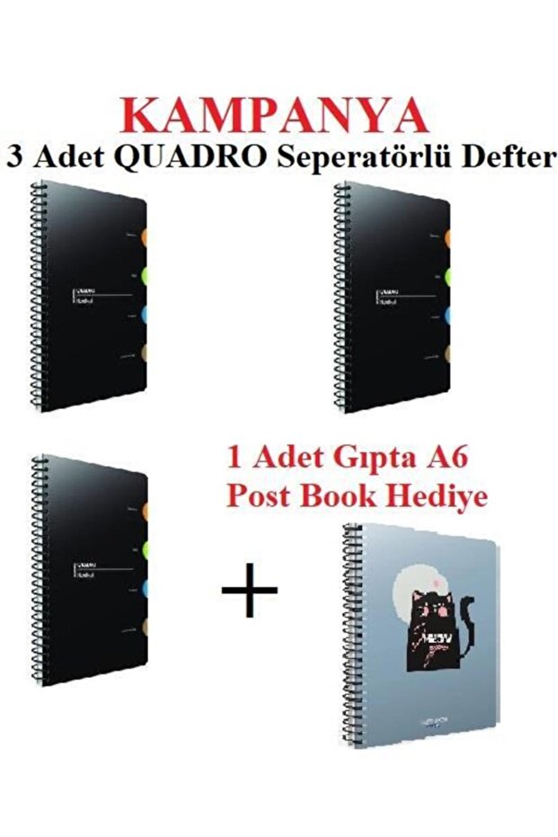 Quadro Sprlli 4 Separators Pp Kpk 3 قطع 17*24 -150 Yp Kar(هدية كتاب ما بعد A6)