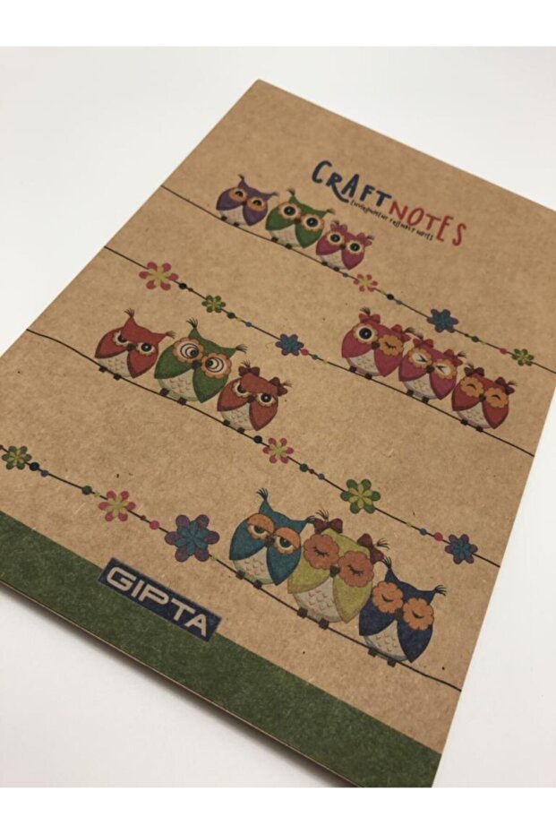 دفتر ملاحظات حرفي على شكل بومة 60 قطعةرسم A51837 - 2