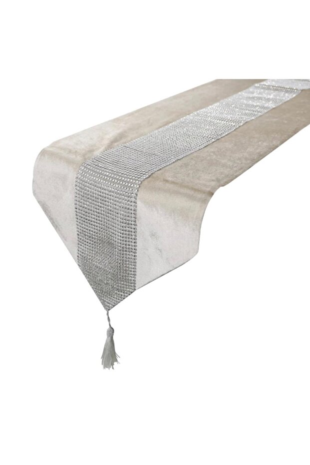 Runner Cream Stone Velvet