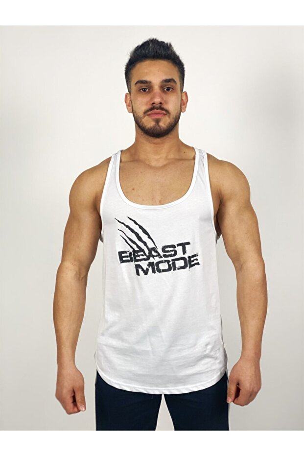 Men's White Undershirt - 1