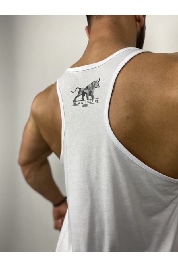 Men's White Undershirt - 4