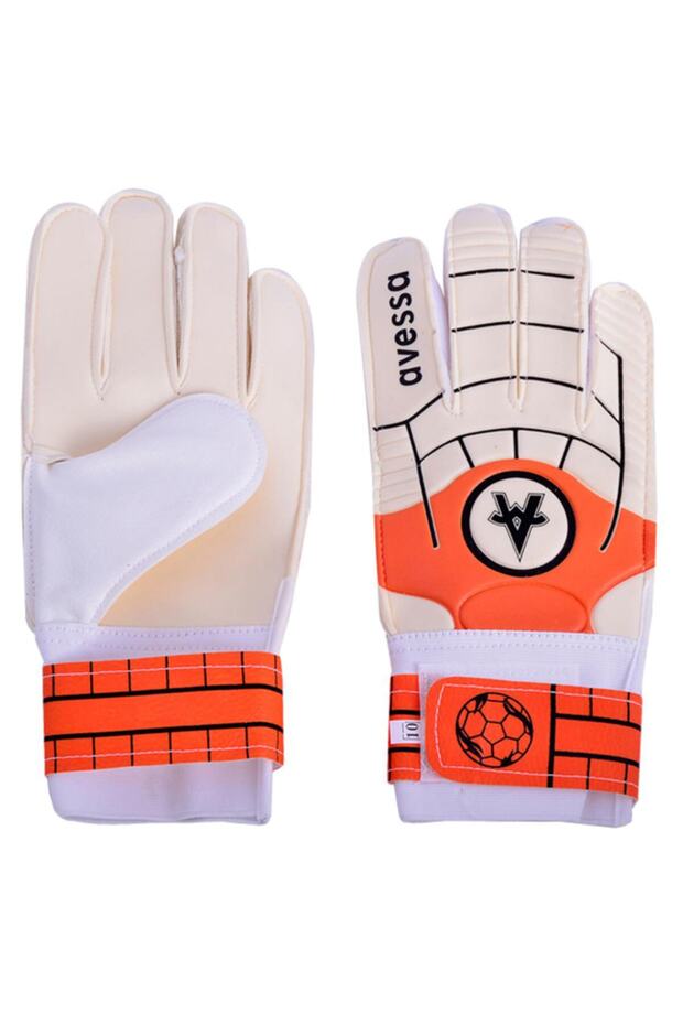 Goalkeeper Gloves Orange No. 8
