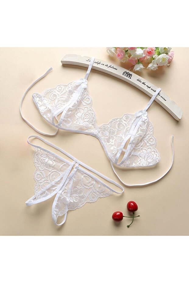 Kadın Dantel Sütyen Külot Takım Set 5'li - 5