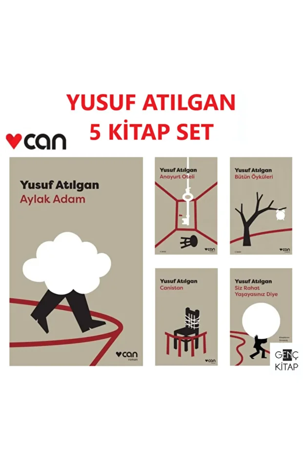 Yusuf Atılgan 5 Kitap Set Aylak Adam-anayut Oteli-canistan-siz Rahat Yaşayasınız Diye - 1