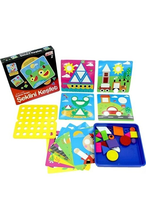 Explore Kumtoys Shape Button Idea Educational Game Mosaic Mosaic