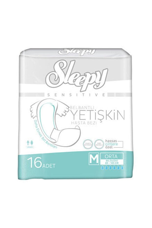 Medium Orta Boy Yetişkin Bezi 16 Lı Adet - 1