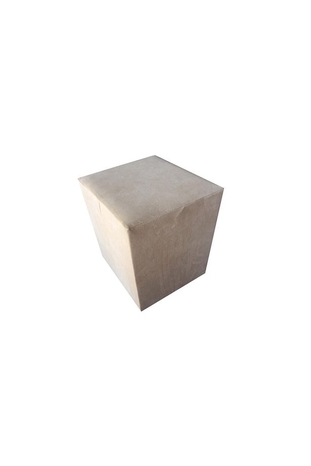 Kare Puf Koltuk Krem - 1