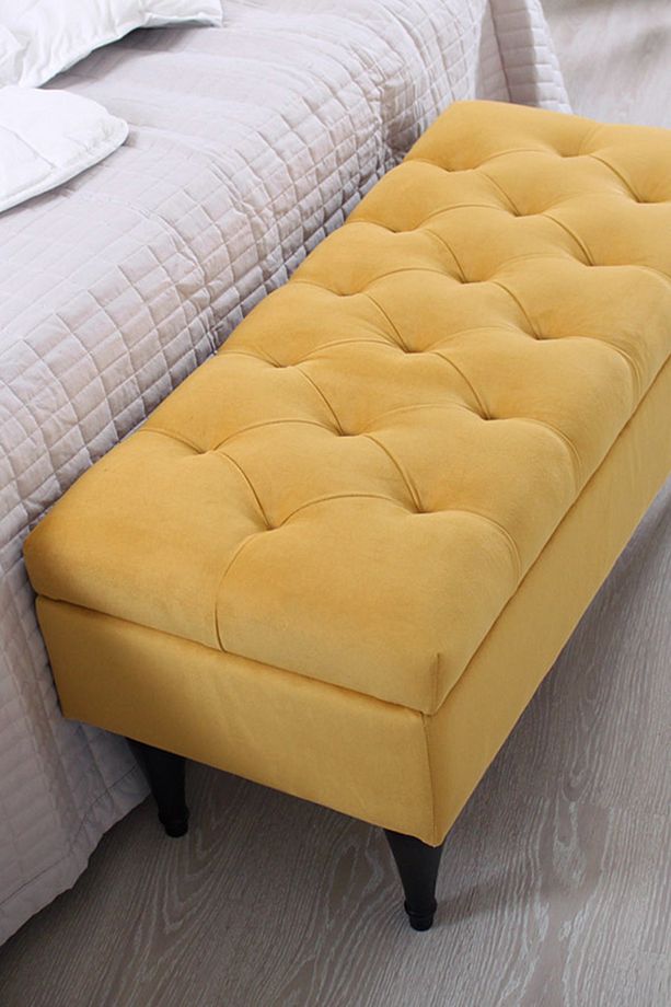Maye Sandıklı Puf(SARI) - 9