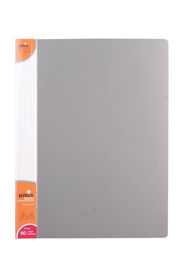 Basic A4 Sunum Dosyası 60'lı Gri N:U1145P-GR - 1
