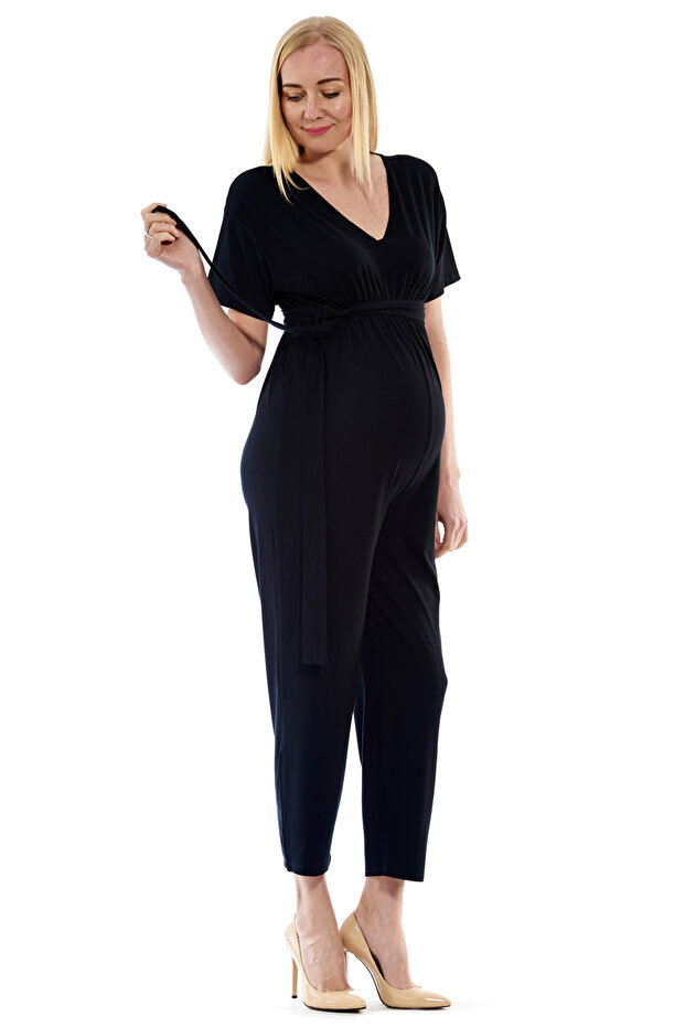 Siyah Hamile Tulum Em357 - 2