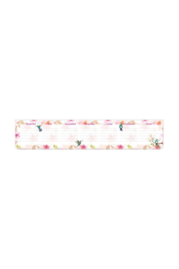لوحة مفاتيح أمامية ذات ألوان حادة كتلة أسبوعية FLOWER 7,5x40 سم52 yp
