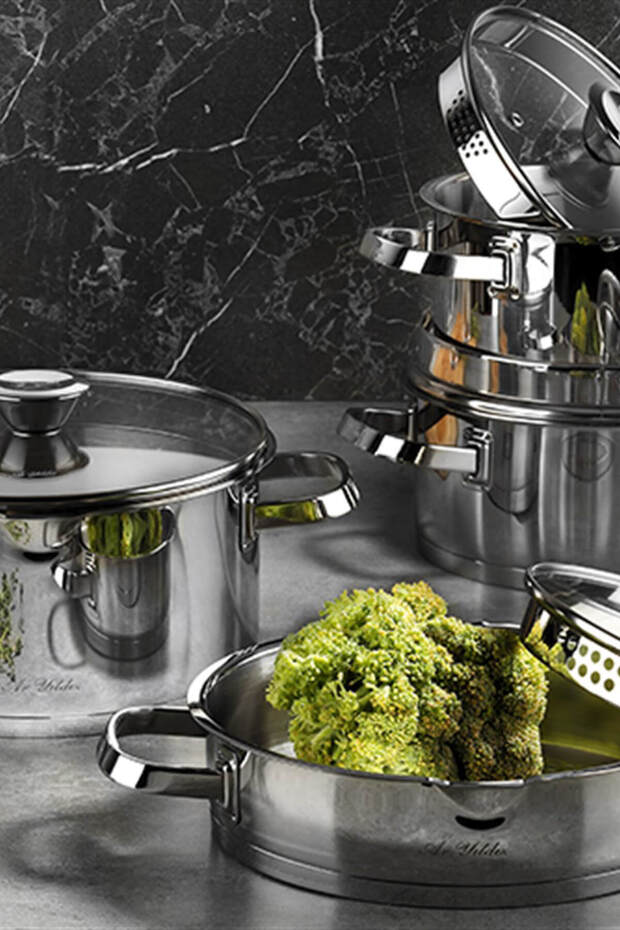 Lilyum Plus Süzgeçli Tencere Set - 2