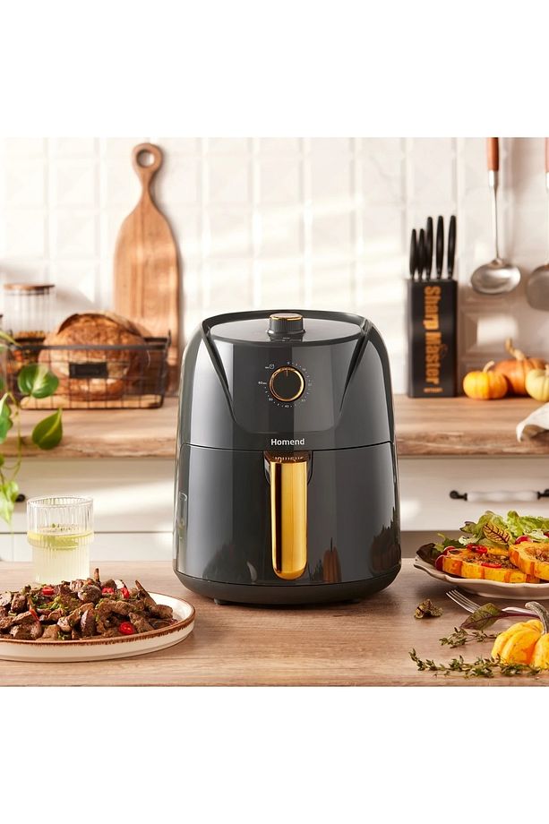 Airfryday 2505h 8 Farklı Programlı, 4,3 Litre Airfryer Antrasit - 1