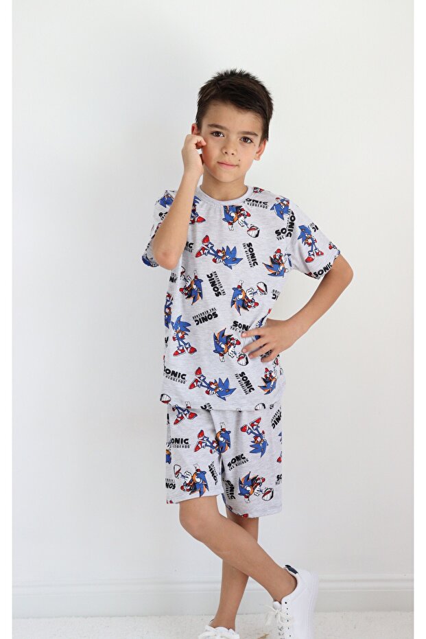 بدلة كابري أساسية بنمط ديناصور للأولاد - 1