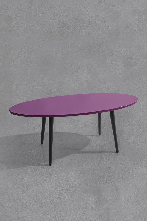 Elips – Ahşap Konik Ayak-fuşya - 2