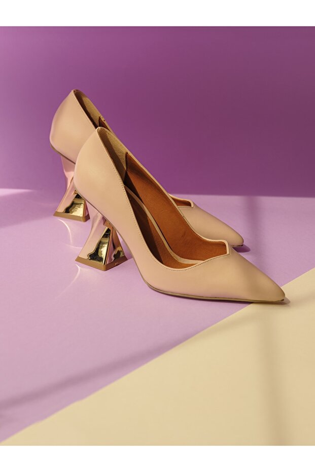 Empire Nude Matte 8 cm Women's Stiletto, High Heels