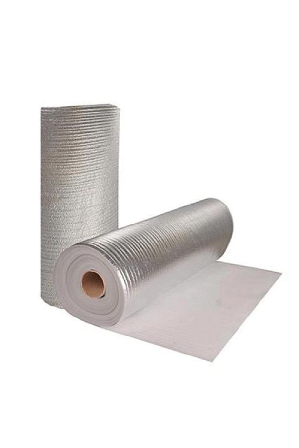 2mm Kalınlık 50 Mt Parke Altı Folyolu Metalize Polietilen Şilte - 1