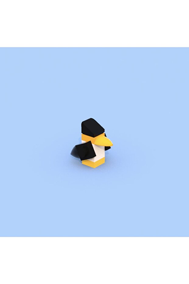 Original Custom Accessory Design Minifigure Modular Building City Zoo Penguin 2 Pieces