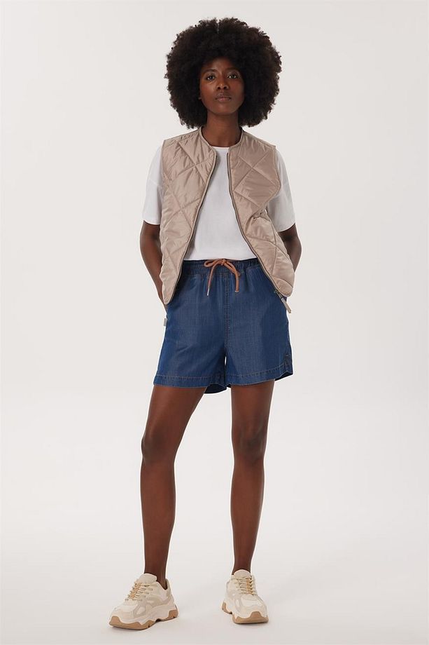 Yüksek Bel Regular Fit Kadın Denim Şort 232 Lcf 121026 Nancy 1 Denım - 1