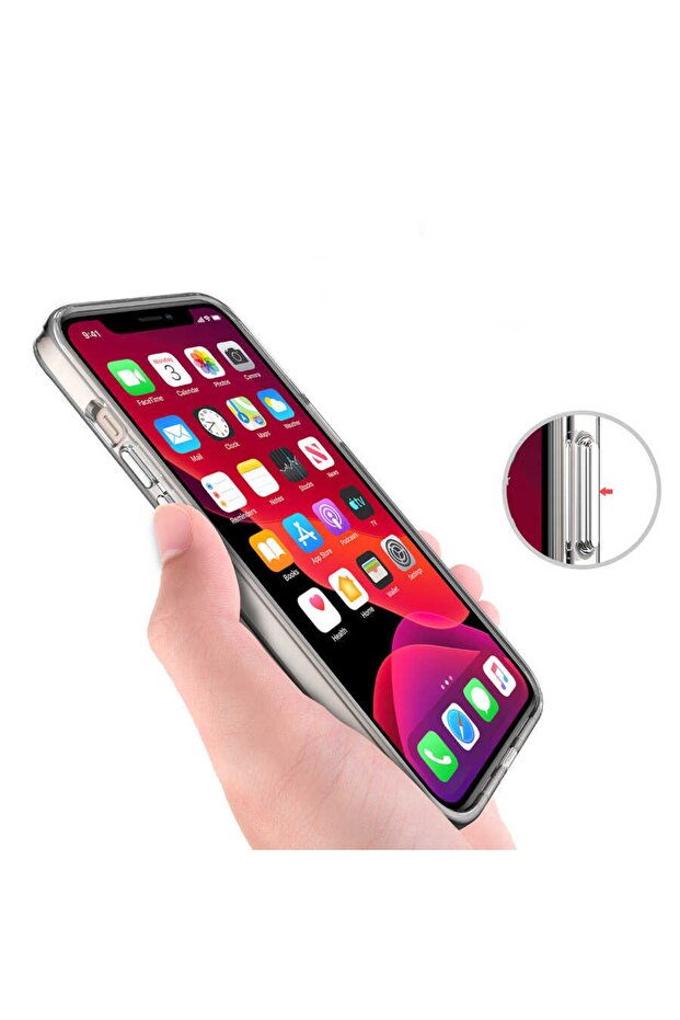 حافظة متوافقة مع هاتف ابل ايفون 14 برو من السيليكون - 6