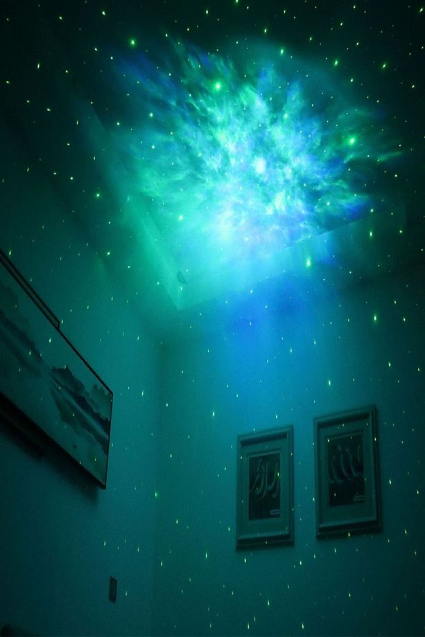 Astronot Tasarımlı Kumandalı Projector Projeksiyon Gece Lambası - 5