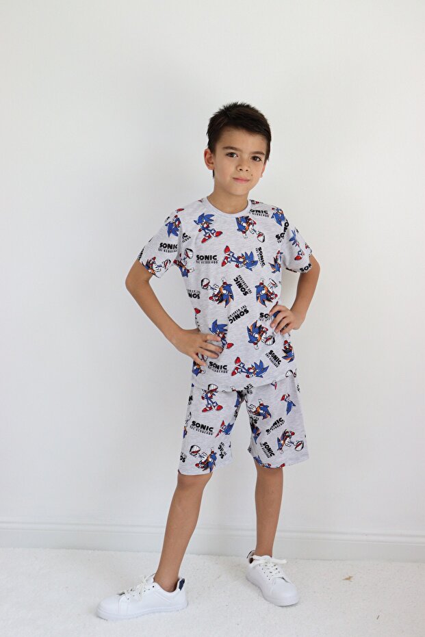 بدلة كابري أساسية بنمط ديناصور للأولاد - 6