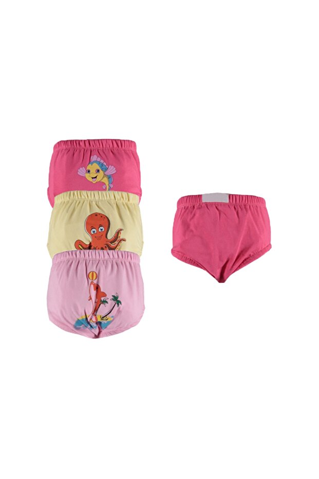 Copy - Bebelop Cotton Combination Training Pants 3-Piece Lion-duck- Bear
