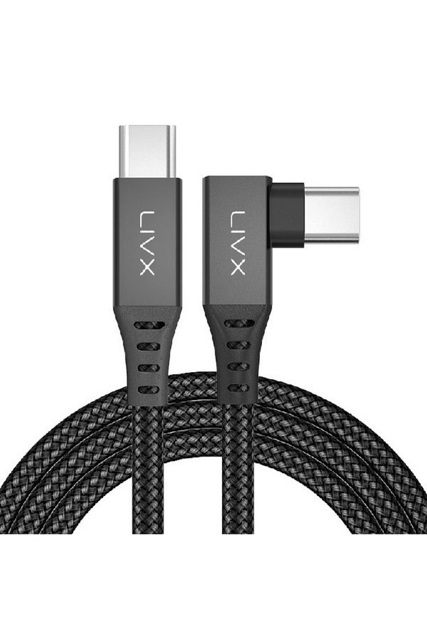 Long Type C To Type C 5 Metre 60w Hızlı Şarj Veri Aktarımı 90° Oyuncu Şarj Kablosu Oyn-05 - 1