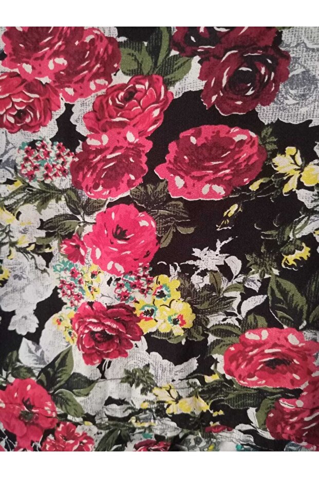 Çiçek Desen Şalvar - 2