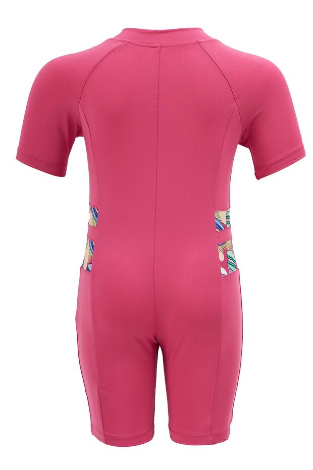 ملابس السباحة بذلة منقوشة على الجوانب - 2